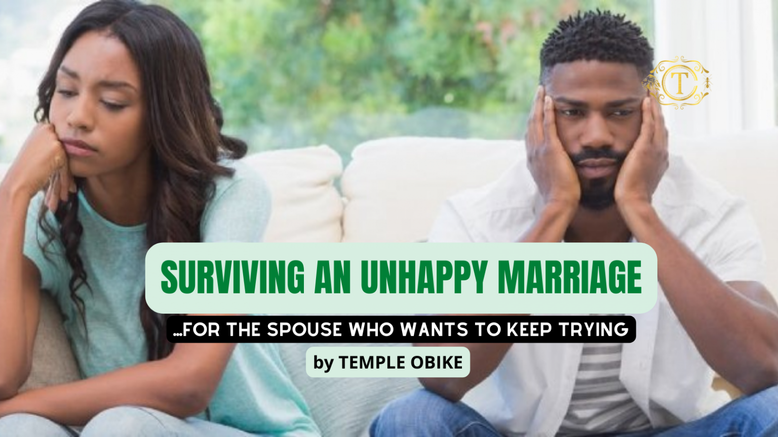 How to Survive an Unhappy Marriage (for the spouse who wants to keep ...